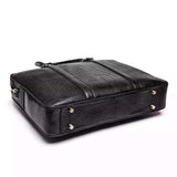 Preorder Mens Genuine Crocodile Skin Leather  Briefcase Bag Black