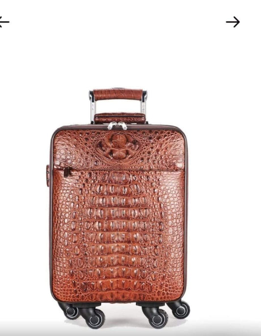 Preorder Mens Luggage Bone Leather