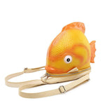 3D Animal Backpack 3D Girls Mini Waterproof Cartoon Cute Goldfish Backpack