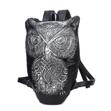 3D Animal Backpack Generic Owl Design Girl School Bags For Teenagers Women Small Backpack