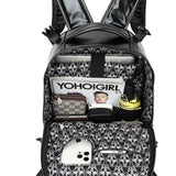 3D Backpack Fashion Studded Smile Skull Handbag