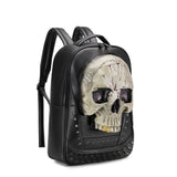 3D Skull Backpack, 3D Kreepsville Skull ，Luminous Skull Backpack,Large Leisure Backpack Bag