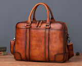 Copy of Mens Vintage Leather Buiness Briefcase Shoulder Bag