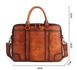 Copy of Mens Vintage Leather Buiness Briefcase Shoulder Bag