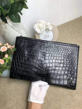 Crocodile Belly Leather  Large Ipad Case,Clutch Bag