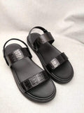 Crocodile Belly Leather Sandals