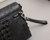 Crocodile Bone Leather  Clutch Bags