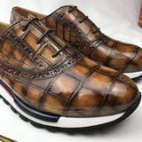CROCODILE Burnished Sports Shoes Leisure Men's Shoes