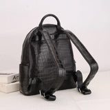 Crocodile Leather Backpack For Women