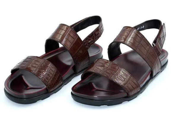 Crocodile Leather Sandals