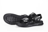 Crocodile Leather Sandals Outdoor Beach Shoes Crocodile Leather Flip Flops Non-slip Slides