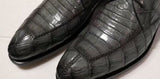 Crocodile  Leather Shoes Mens Slip-On Driving Loafer Shoes Vintage Color
