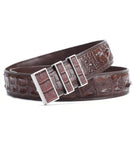 Crocodile Skin Leather Belt 3210