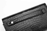Double Zipper Men Clutch Bags Crocodile Leather Men's Wallet Men Handy Bag Long Wallets Man Purses