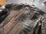 Exotic Crocodile Skin Vertical collar Jacket for Men