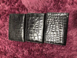 Genuine Crocodile Belly Leather  Passport Holder