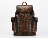 Genuine Crocodile Leather Backpack