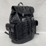 Genuine Crocodile  Leather Backpack Small