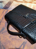 Genuine Crocodile Leather Briefcase Business Bags