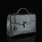 Genuine Crocodile Leather Briefcase Business Bags Large
