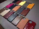 Genuine Crocodile Leather Iphone Case For Iphone 11/11 pro /11 promax