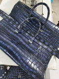 Genuine Crocodile Leather Large Travel Duffel Bags