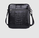 Genuine Crocodile  Leather Messenger Bag