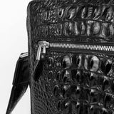 Genuine Crocodile Leather Messenger Bag