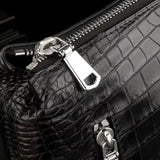 Genuine Crocodile Leather Small Cross Body Bag For Men