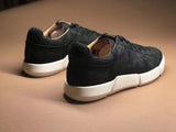 Genuine Crocodile Leather Sport Fashion Leather Sneaker Shoes