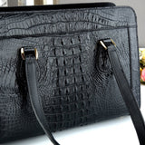 Genuine Crocodile Leather Top Handle Bag Shoulder Tote Bags