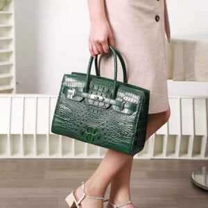 Genuine Crocodile Leather Womens Tote Shoulder Bags