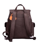 Genuine Ostrich Skin Leather Backpack