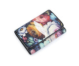 Genuine stingray TriFold Wallet With Floral For Women