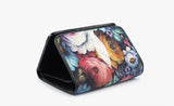 Genuine stingray TriFold Wallet With Floral For Women