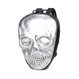 Halloween Skull Ghost Bags Cool 3D Backpack Laptop Computer Faux Leather Rucksacks