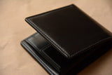 Handmade US Horween Shell Cordovan Leather Short Bi-Folder Wallet