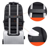 Large Pleated front zip pocket  Waterproof Luggage  Laptop  Backpacks on wheels