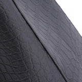 Matt Genuine Crocodile Leather Top Handle Satchel Handbag Shoulder Bag Tote Purse Black