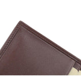 Men Bifold Leather Wallet- Genuine Crocodile Leather Bone Leather