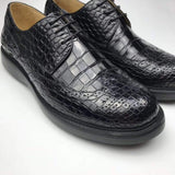 Men's  Crocodile Leather Snakers And Slip On Brogue Front Shoes