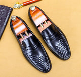 Men's Driving Leather Shoes, Men Casual Loafer Shoes