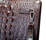 Men's Genuine Crocodile Skin  Leather  Clutch Bag