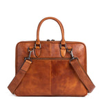 Mens Vintage Leather Buiness Briefcase Shoulder Cross Body Bag 2766