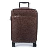 Ostrich  Leather 4-Wheeled Travelling Luggage Bags