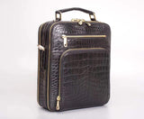 Preorder Crocodile Leather Moden Vertical Briefcase Large
