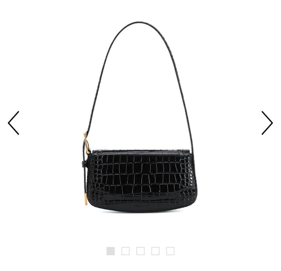 Preorder Crocodile Leather Shoulder Bag  With Two Handles For Lady