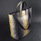 Preorder Genuine Crocodile Belly Leather Tote Shopping Hobo Bag