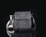 Preorder Genuine Crocodile Leather Small Messenger Crossbody Metropolitan Map Bag