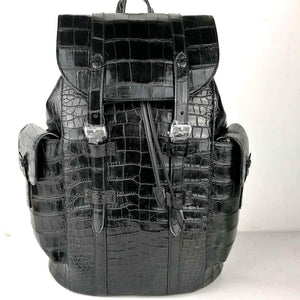 Preorder Genuine Siamese  Crocodile Belly Leather Backpack